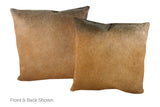 Caramel Cowhide Pillow 20x20 #A52682 by Hudson Hides