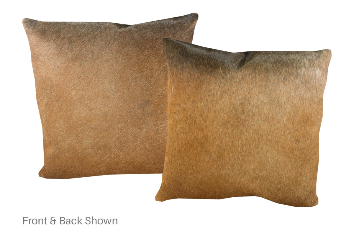 Caramel Cowhide Pillow #A52682