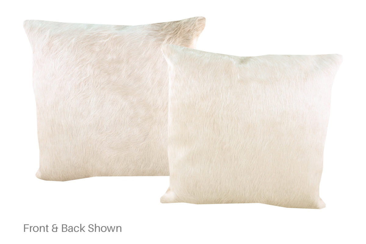 Champagne Cowhide Pillow #A52687