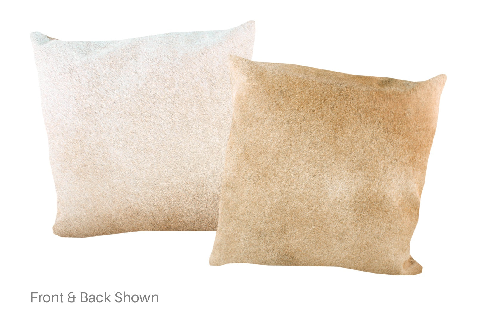 Champagne Cowhide Pillow #A52689