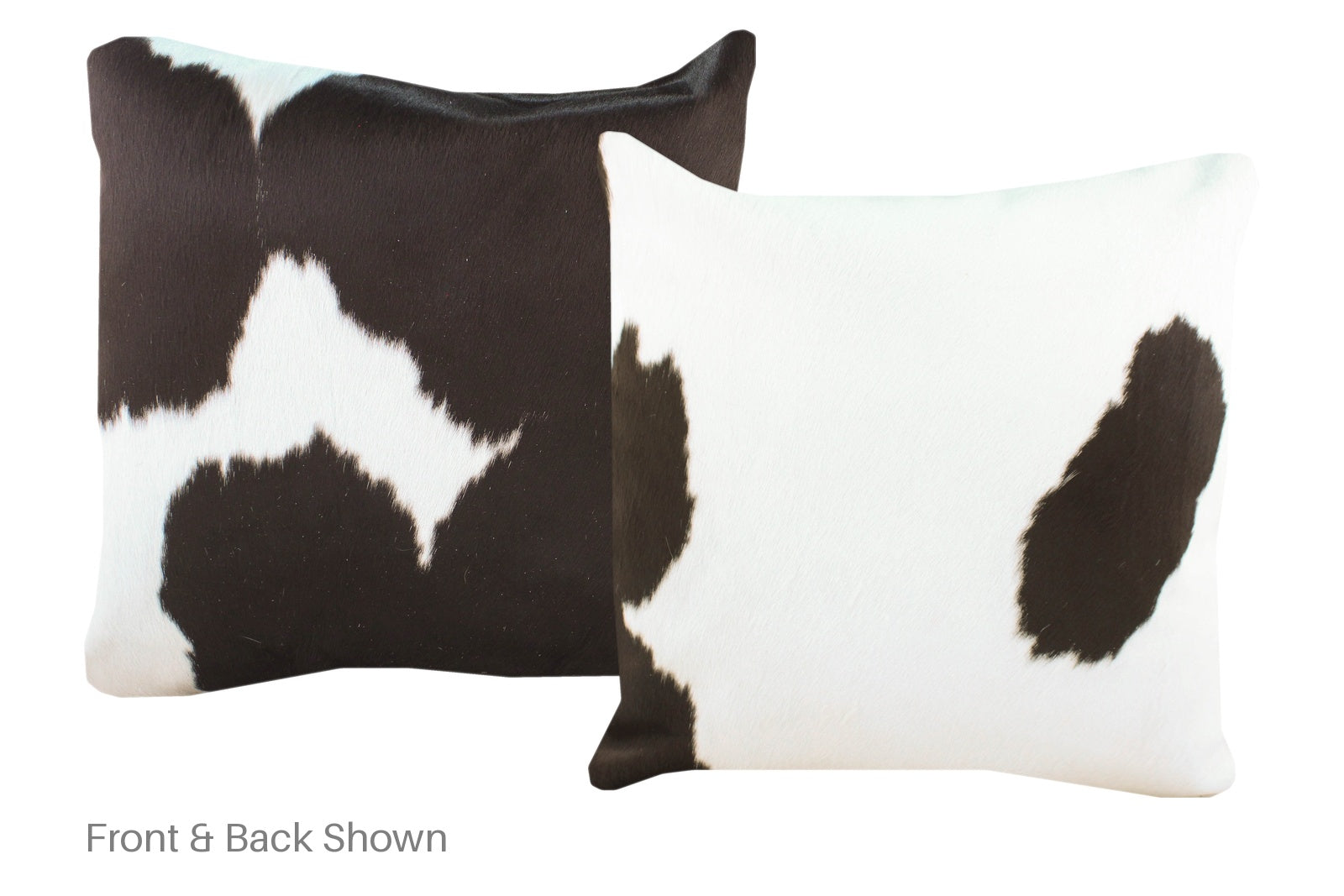 Black and White Cowhide Pillow #A52690