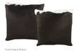Black and White Cowhide Pillow 20x20 #A52692 by Hudson Hides