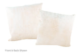 Grey with Beige Cowhide Pillow 20x20 #A52694 by Hudson Hides