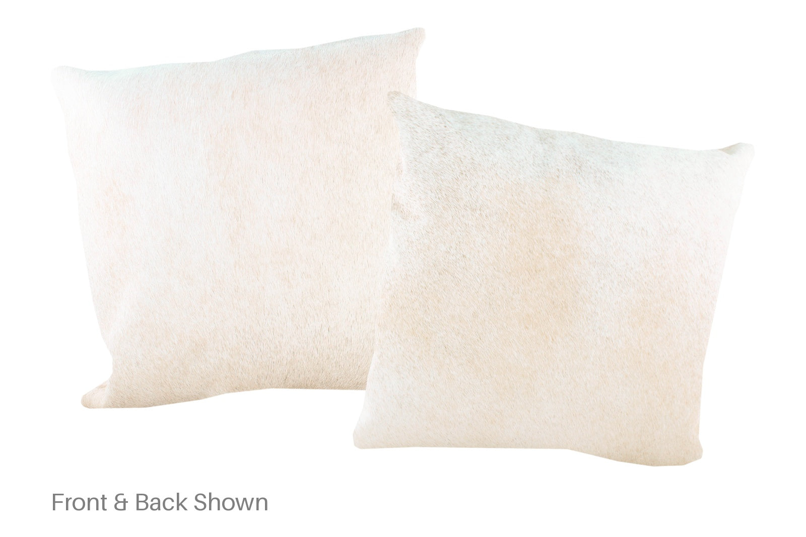 Grey with Beige Cowhide Pillow #A52694