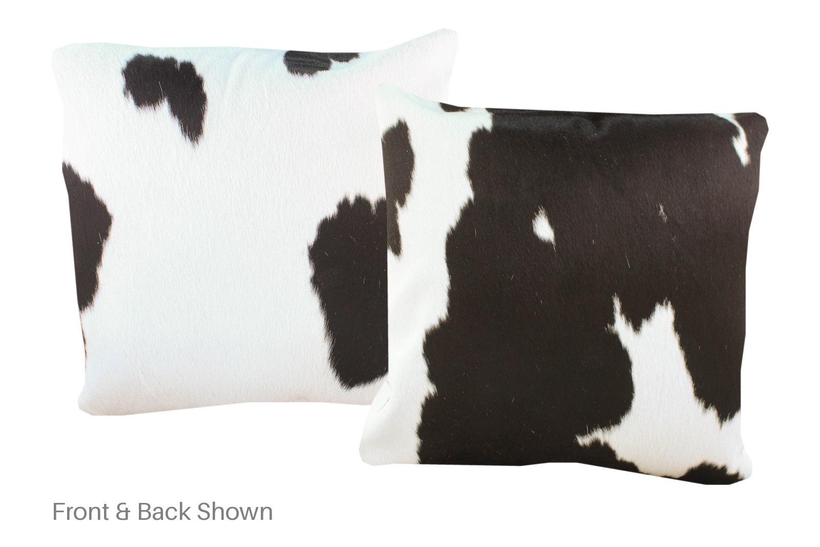 Black and White Cowhide Pillow #A52695