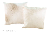 Champagne Cowhide Pillow 20x20 #A52699 by Hudson Hides