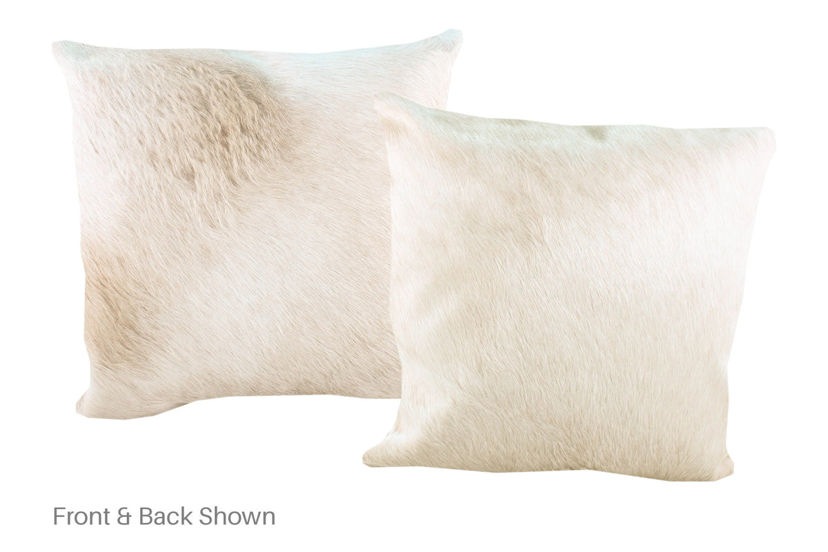 Champagne Cowhide Pillow #A52699