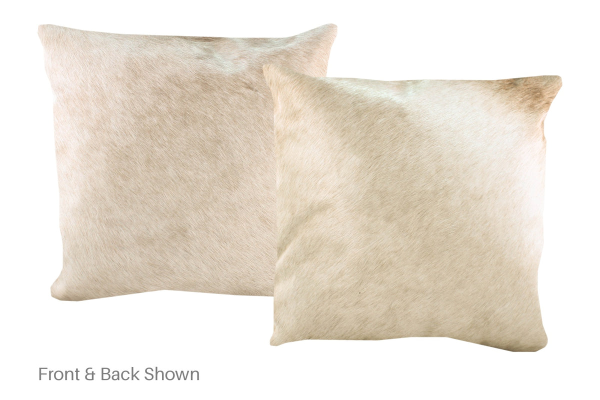 Champagne Cowhide Pillow #A52702