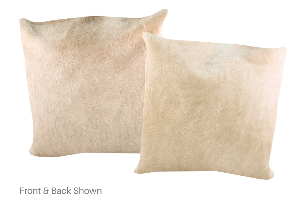 Champagne Cowhide Pillow #A52703