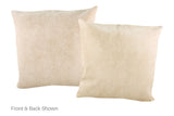 Champagne Cowhide Pillow 20x20 #A52708 by Hudson Hides