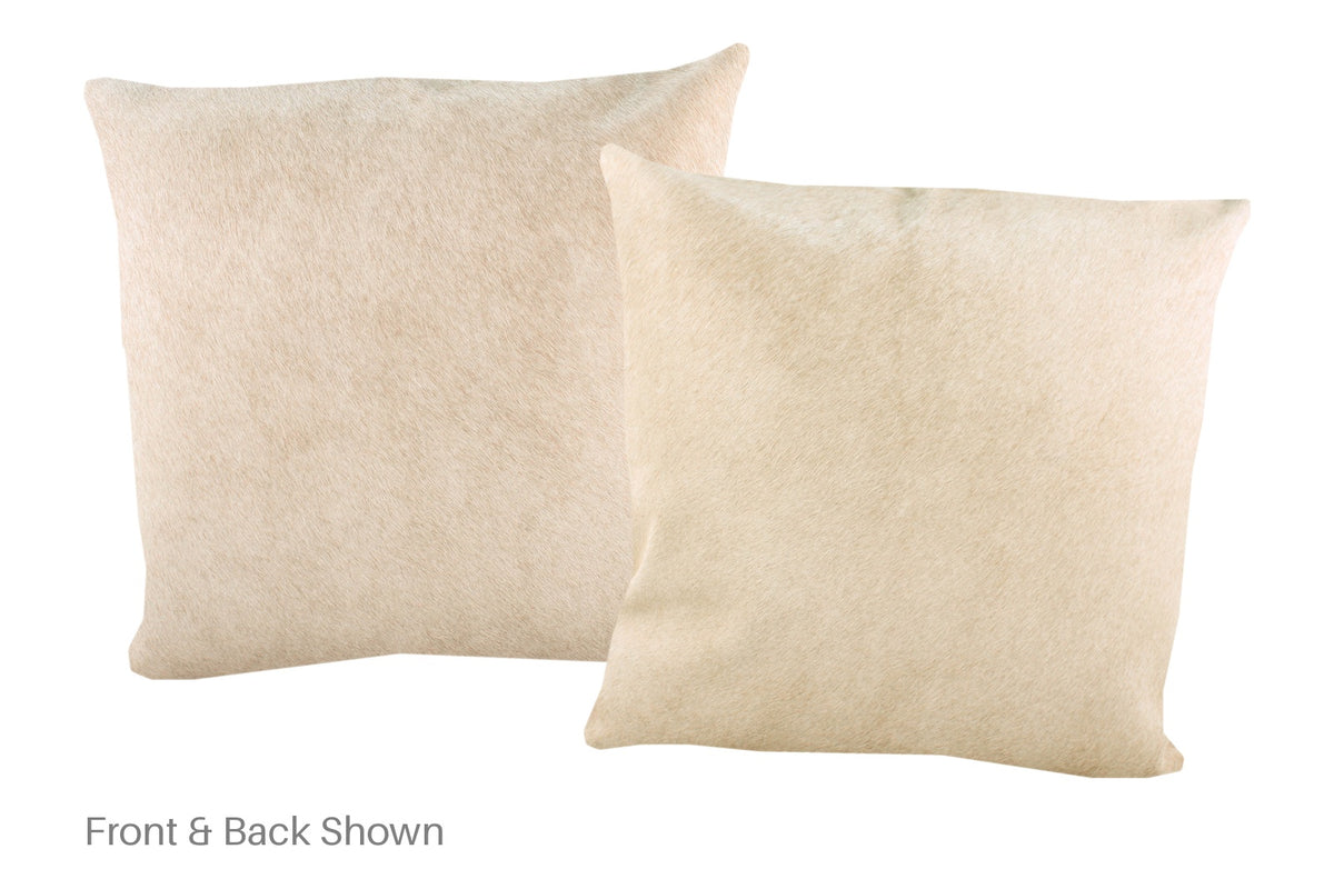 Champagne Cowhide Pillow #A52708