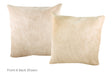 Champagne Cowhide Pillow 20x20 #A52709 by Hudson Hides