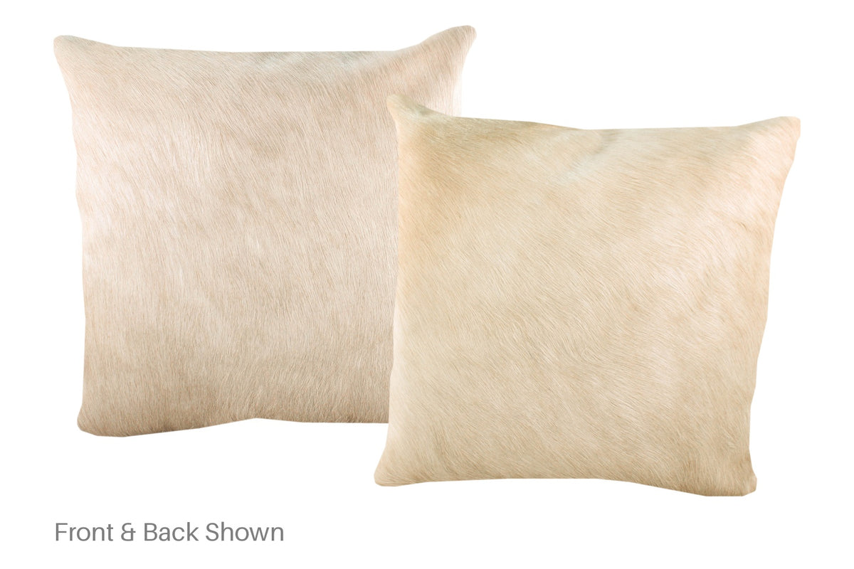 Champagne Cowhide Pillow #A52709