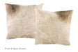 Champagne Cowhide Pillow 20x20 #A52710 by Hudson Hides