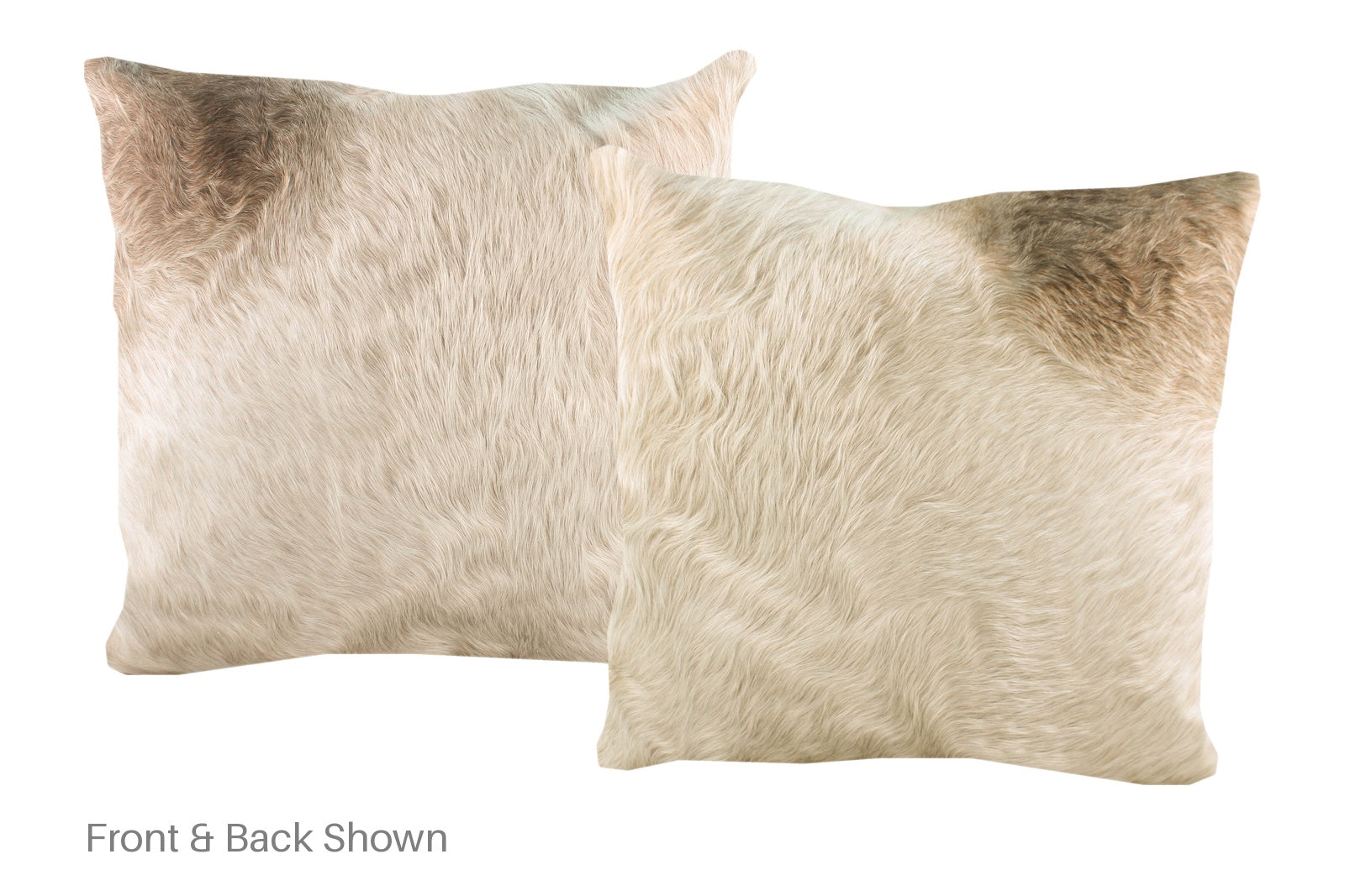 Champagne Cowhide Pillow #A52710