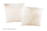 Champagne Cowhide Pillow 20x20 #A52712 by Hudson Hides