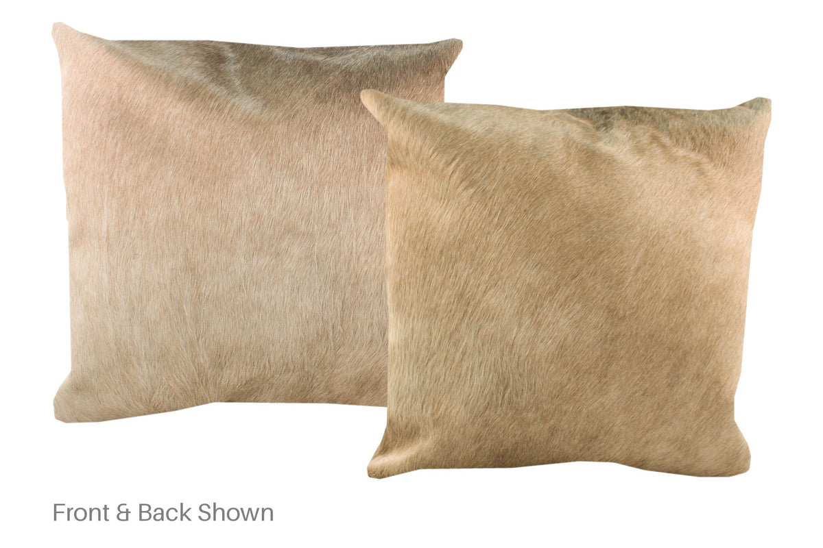 Champagne Cowhide Pillow #A52715
