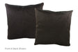 Solid Black Cowhide Pillow 20x20 #A52717 by Hudson Hides