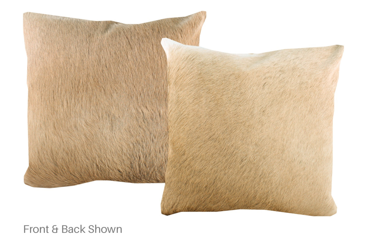 Caramel Cowhide Pillow #A52719