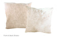 Taupe Cowhide Pillow 20x20 #A52720 by Hudson Hides
