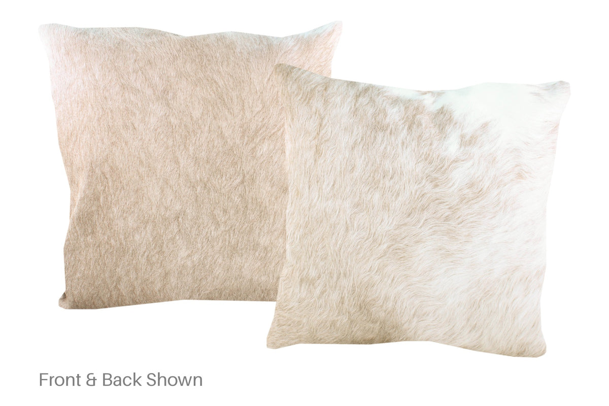 Taupe Cowhide Pillow #A52720