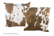 Chocolate Cowhide Pillow 20x20 #A52721 by Hudson Hides