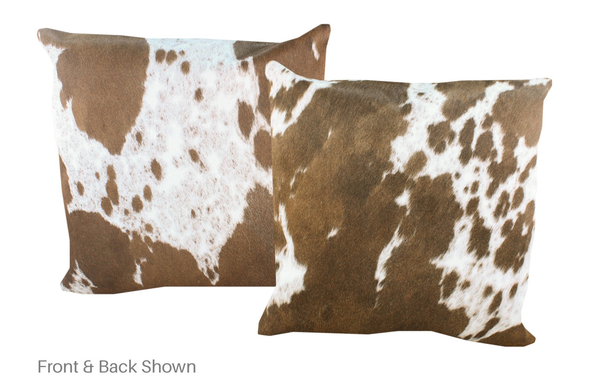 Chocolate Cowhide Pillow #A52721