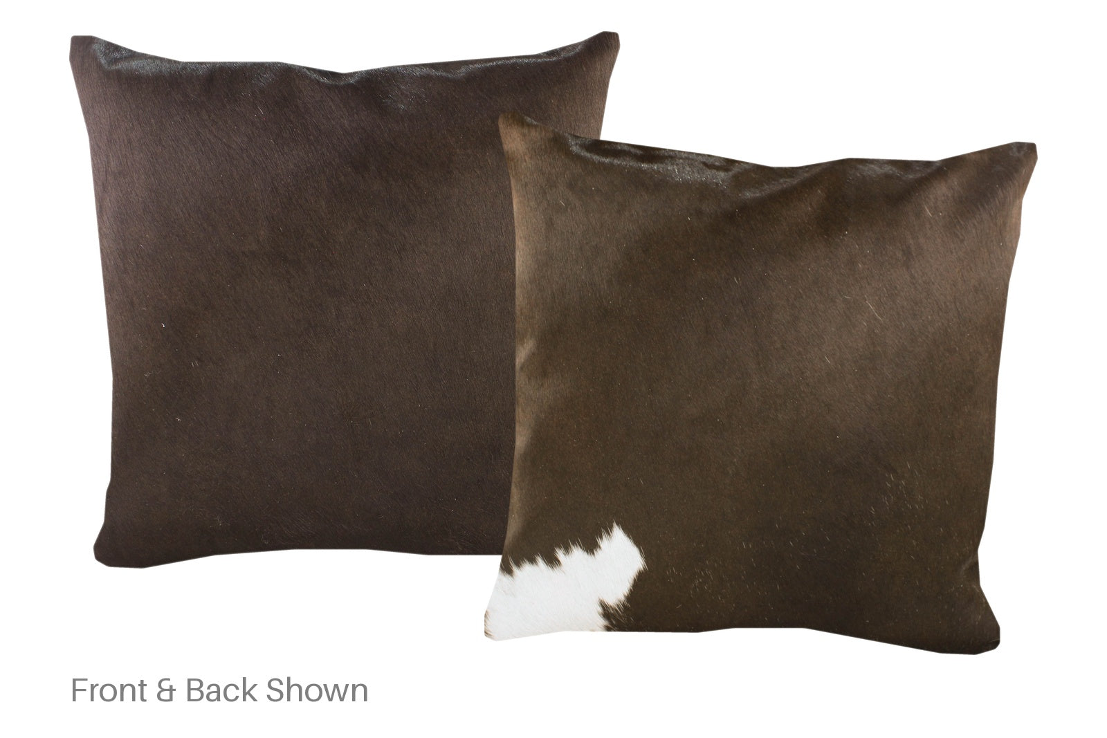 Chocolate Cowhide Pillow #A52722