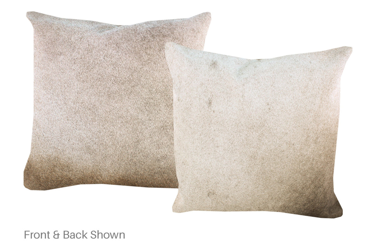 Grey Cowhide Pillow #A52726