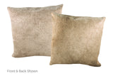 Champagne Cowhide Pillow 20x20 #A52734 by Hudson Hides