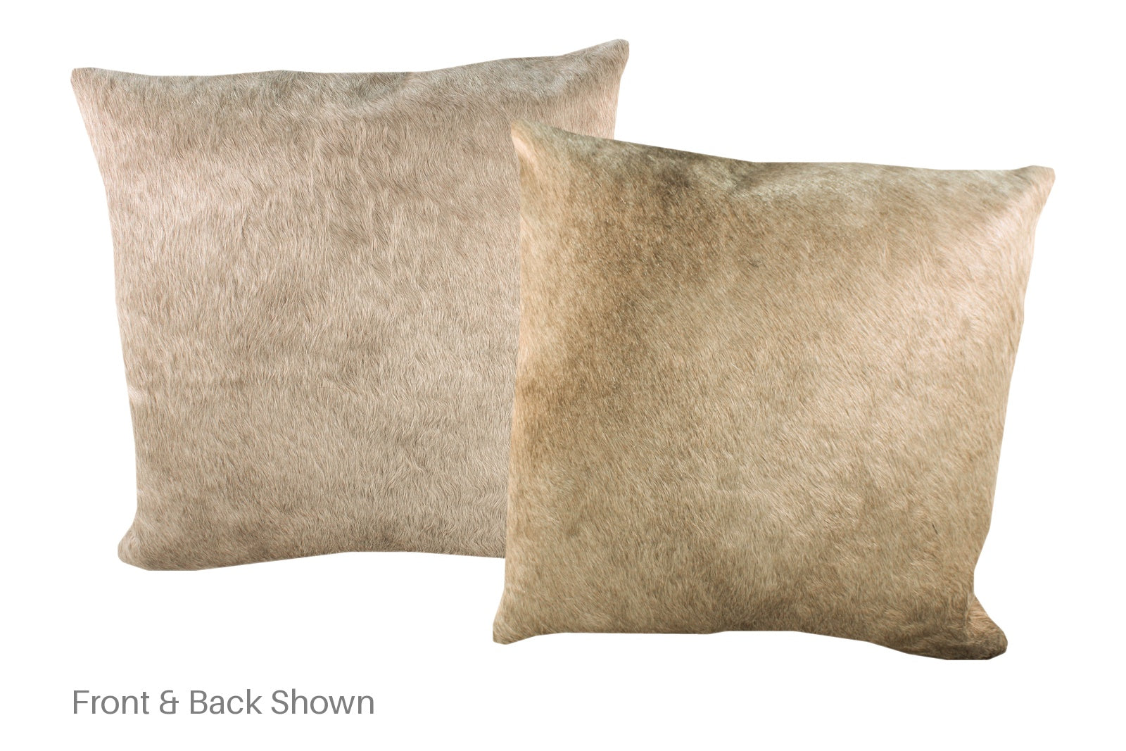 Champagne Cowhide Pillow #A52734