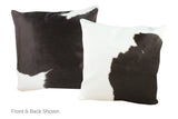 Black and White Cowhide Pillow 20x20 #A52746 by Hudson Hides