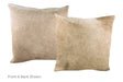 Champagne Cowhide Pillow 20x20 #A52747 by Hudson Hides