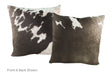 Black and White Cowhide Pillow 20x20 #A52748 by Hudson Hides