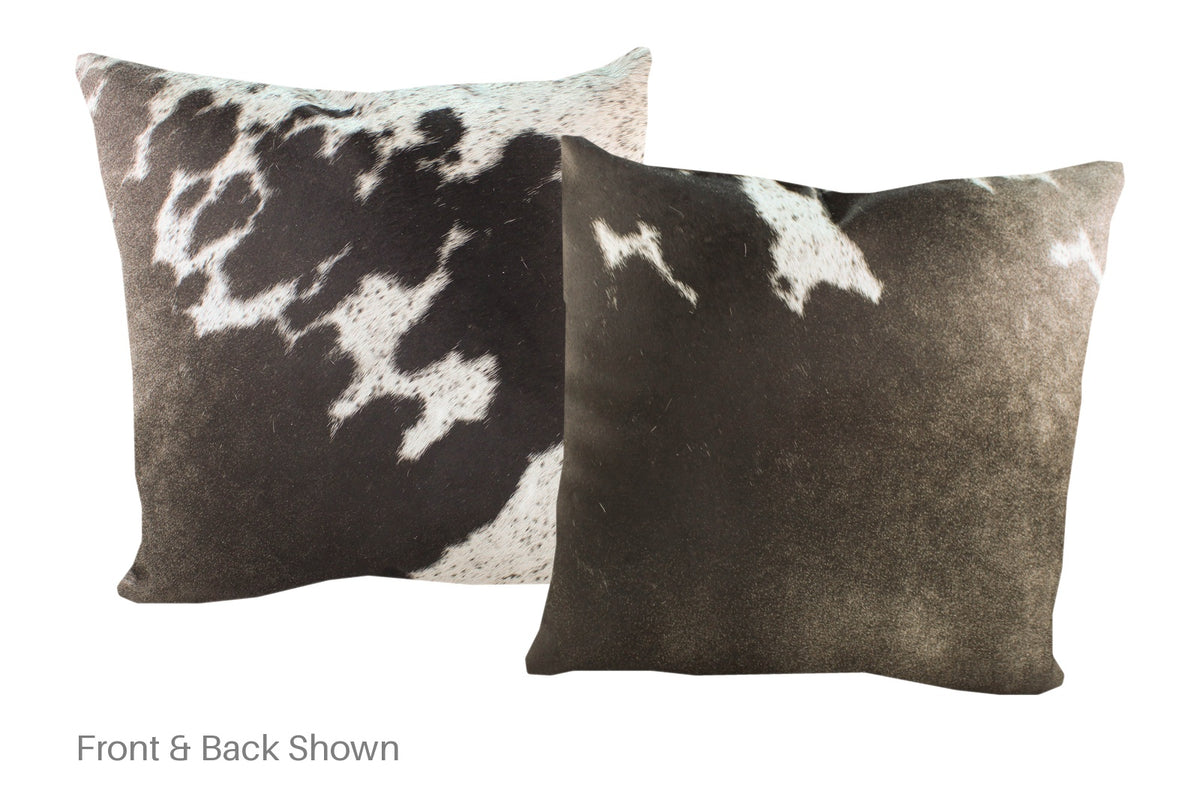 Black and White Cowhide Pillow #A52748
