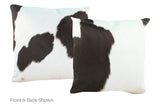 Black and White Cowhide Pillow 20x20 #A52750 by Hudson Hides