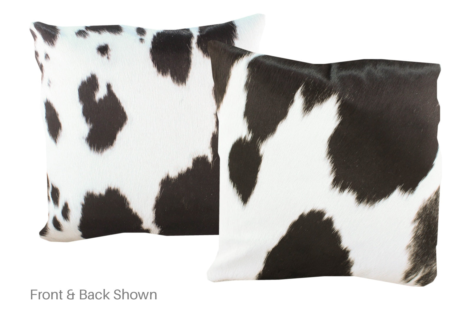 Black and White Cowhide Pillow #A52752