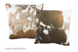 Black and White Cowhide Pillow 20x20 #A52753 by Hudson Hides