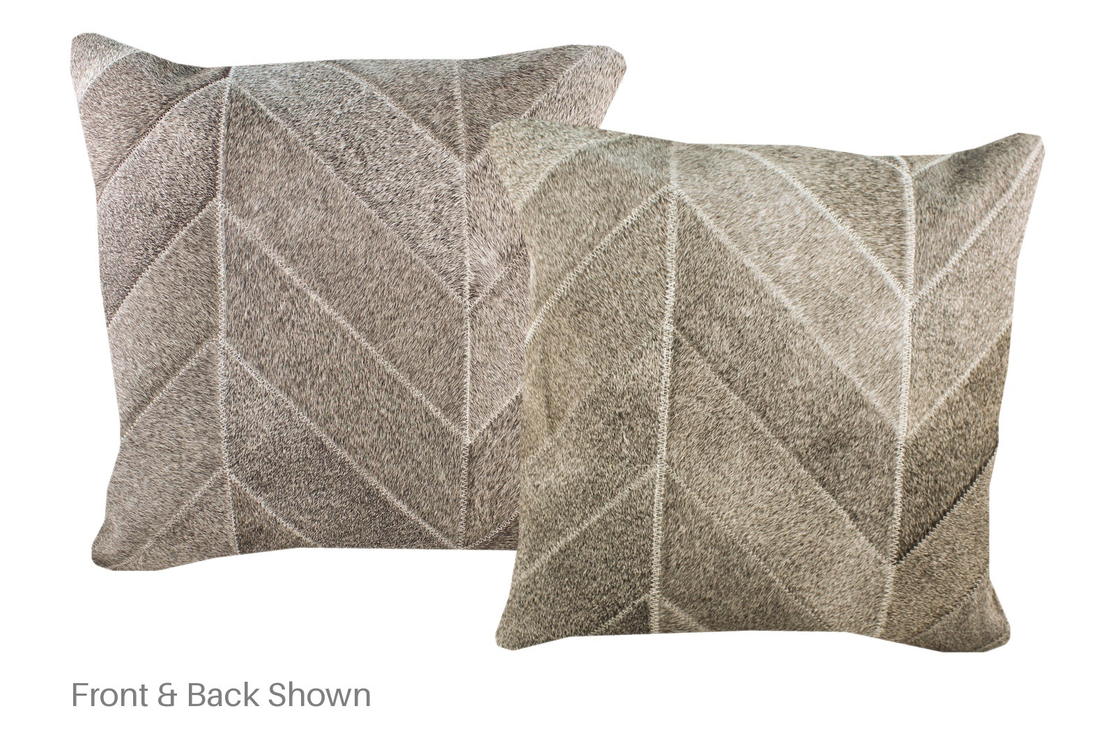 Patchwork Cowhide Pillow #A52757