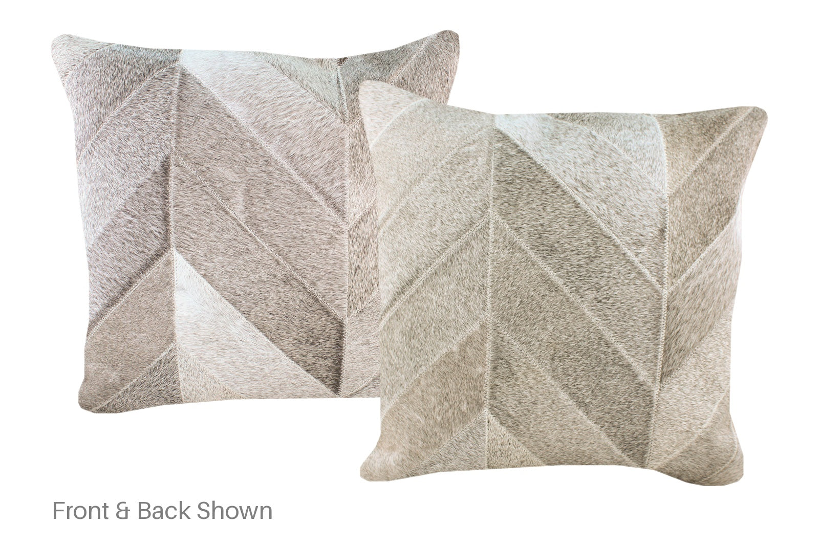 Patchwork Cowhide Pillow #A52758