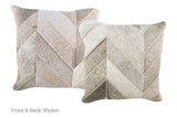Patchwork Cowhide Pillow 20x20 #A52761 by Hudson Hides