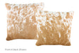 Salt and Pepper Brown Cowhide Pillow 20x20 #A52769 by Hudson Hides