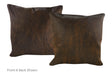 Dark Brindle Cowhide Pillow 20x20 #A52773 by Hudson Hides
