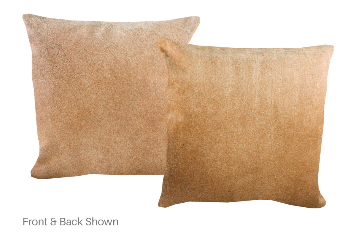 Beige Cowhide Pillow #A52776