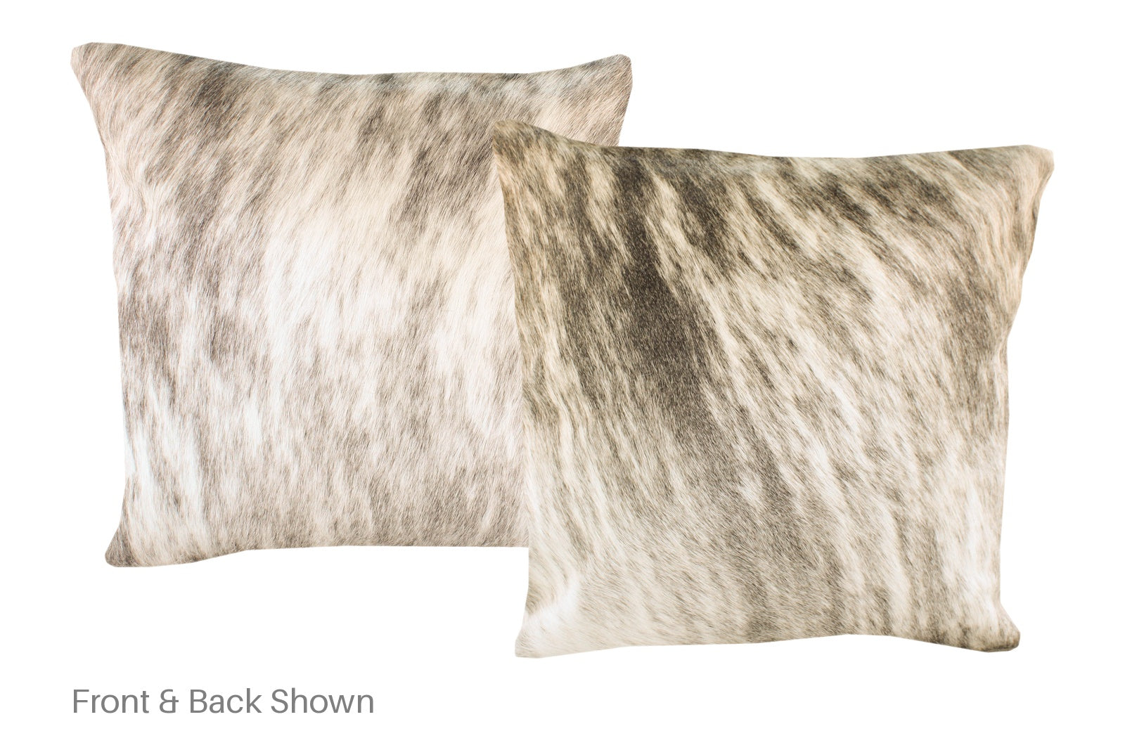 Light Brindle Cowhide Pillow #A52781