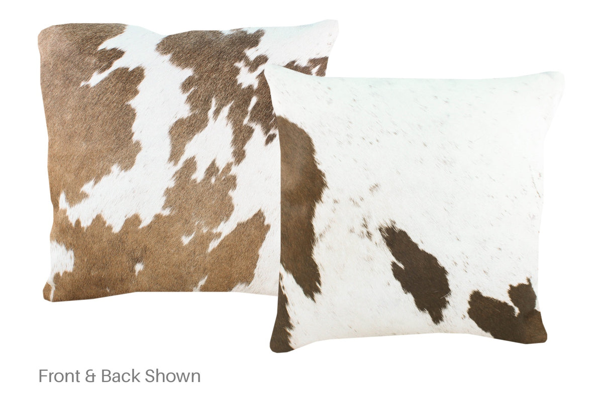 Chocolate Cowhide Pillow #A52793
