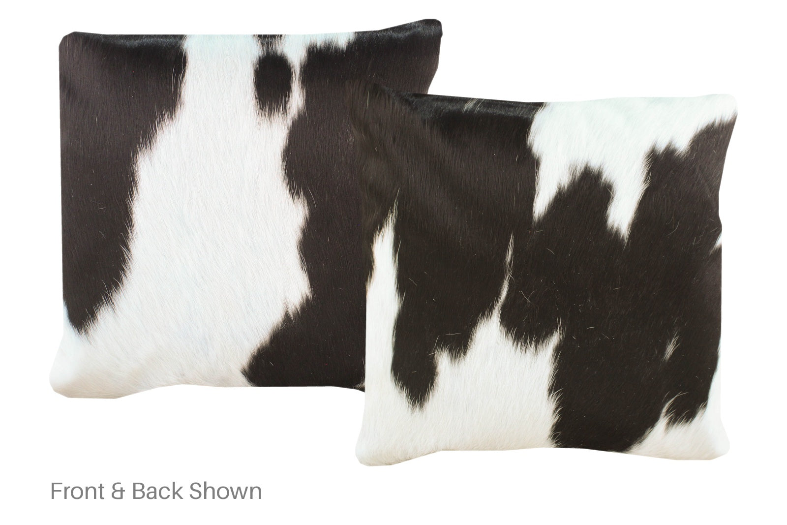 Black and White Cowhide Pillow #A52795