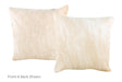 Champagne Cowhide Pillow 20x20 #A52798 by Hudson Hides
