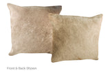 Taupe Cowhide Pillow 20x20 #A52802 by Hudson Hides