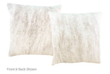 Grey Cowhide Pillow 20x20 #A52804 by Hudson Hides